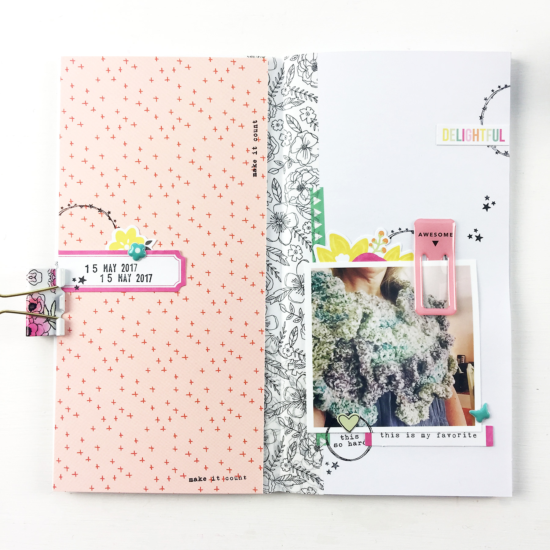 Larkindesign Traveler's Notebook | Favorite Things ft Gossamer Blue