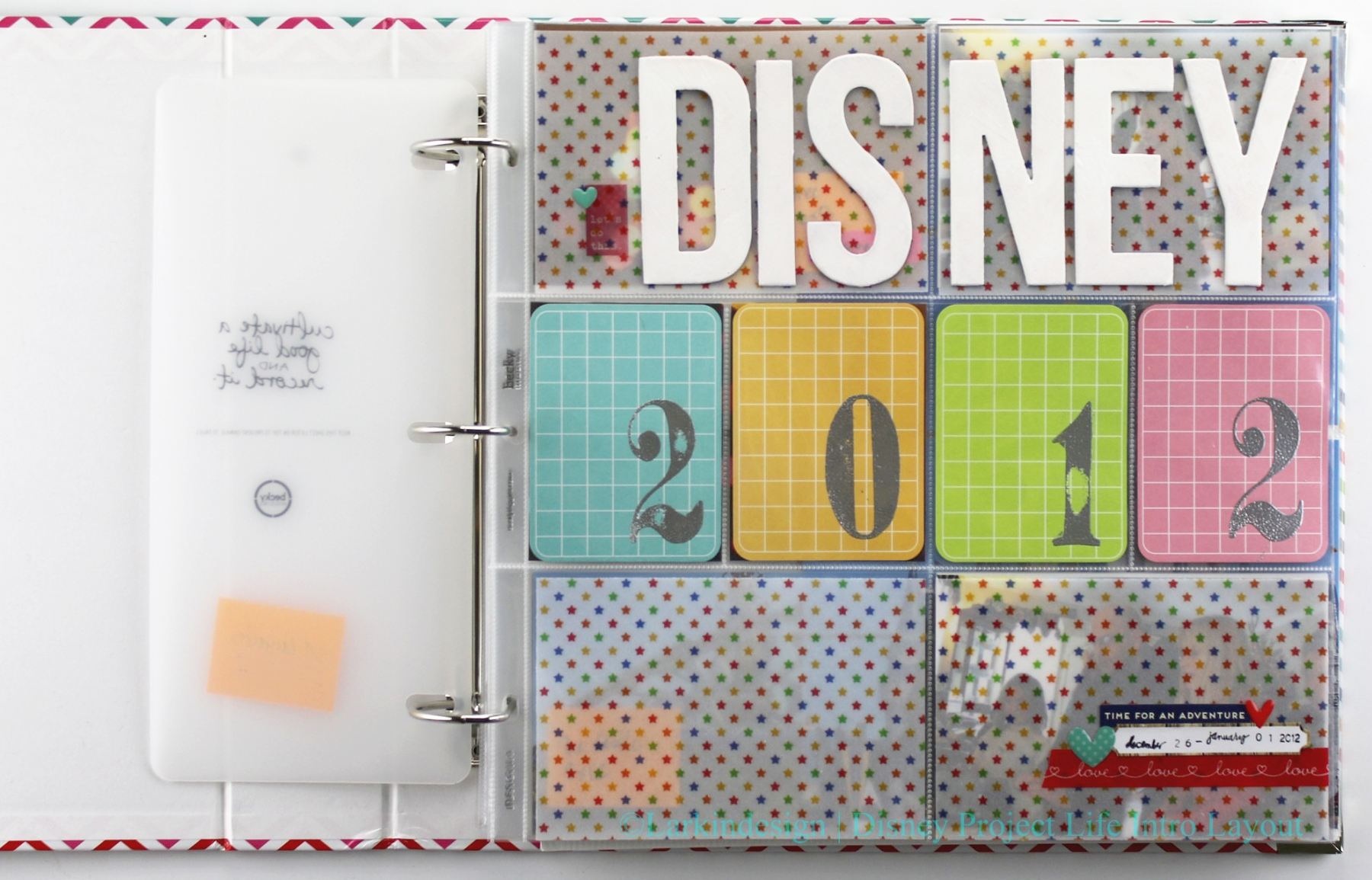 Larkindesign Disney Album Introduction Layout