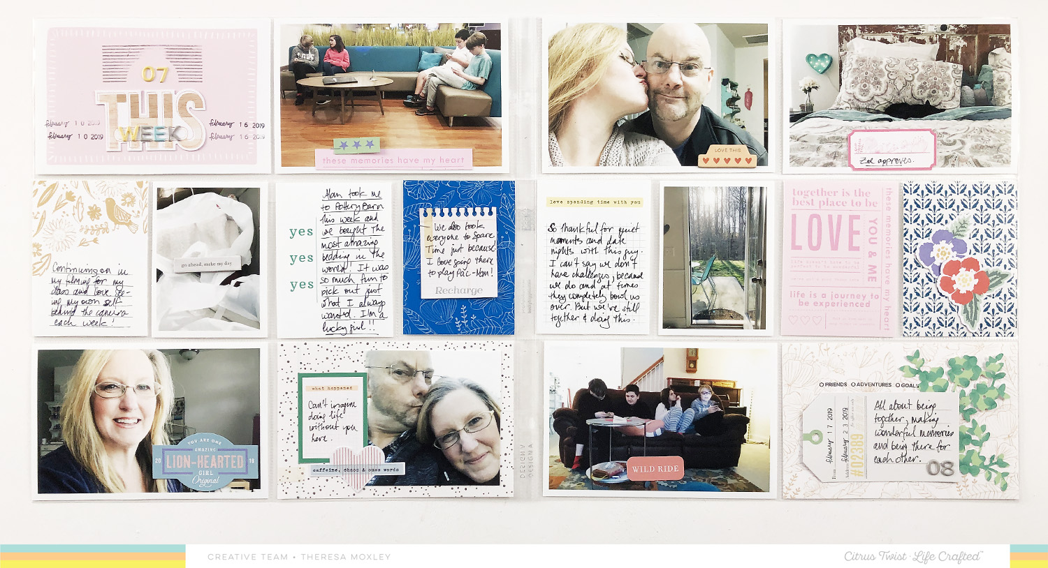 ***Citrus Twist Design Team*** 2019 Pocket Life Weeks 07 and 08