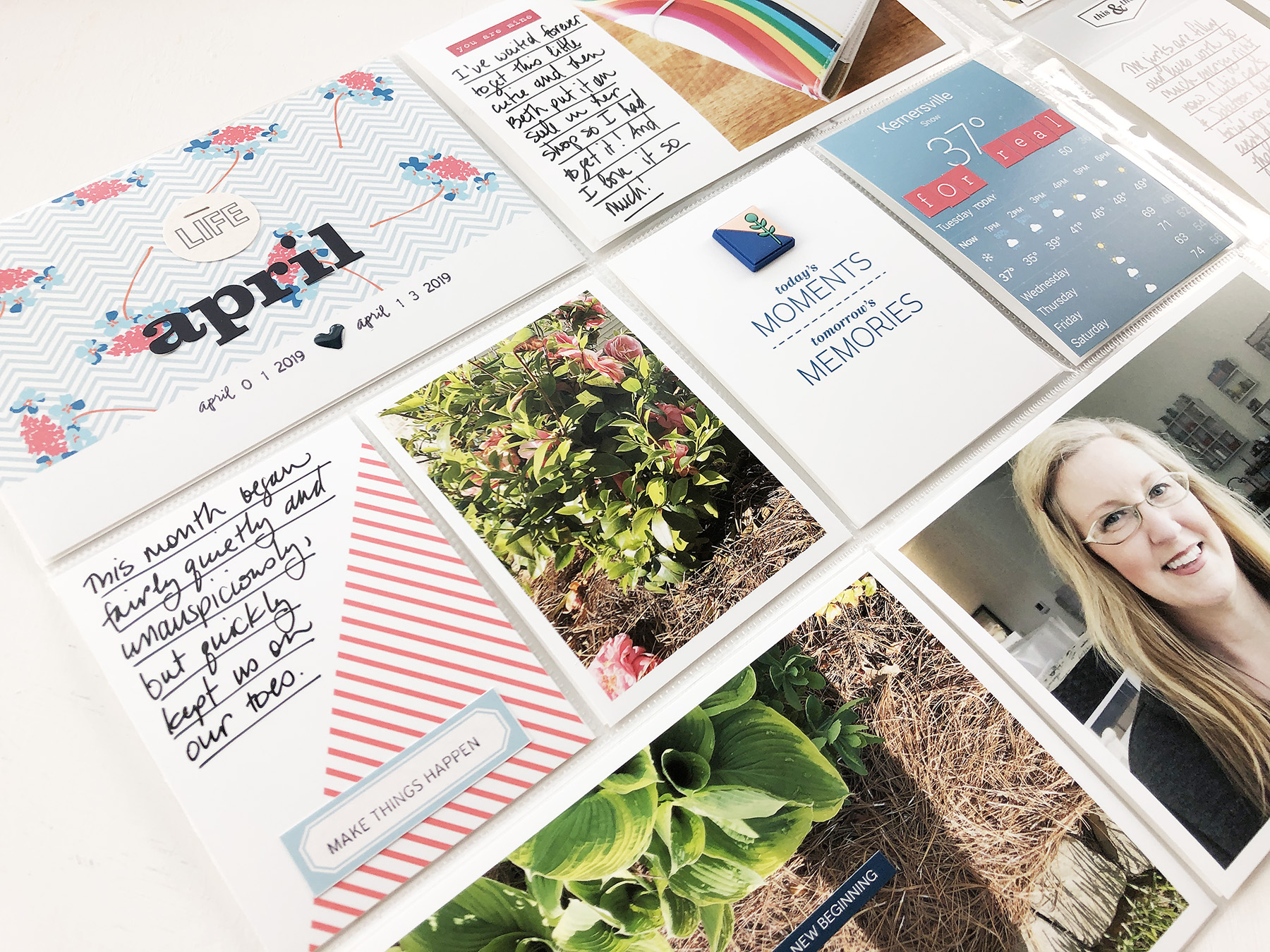 Larkindesign ***Sahlin Studio*** Design Team | 2019 Project Life Weeks 14 and 15