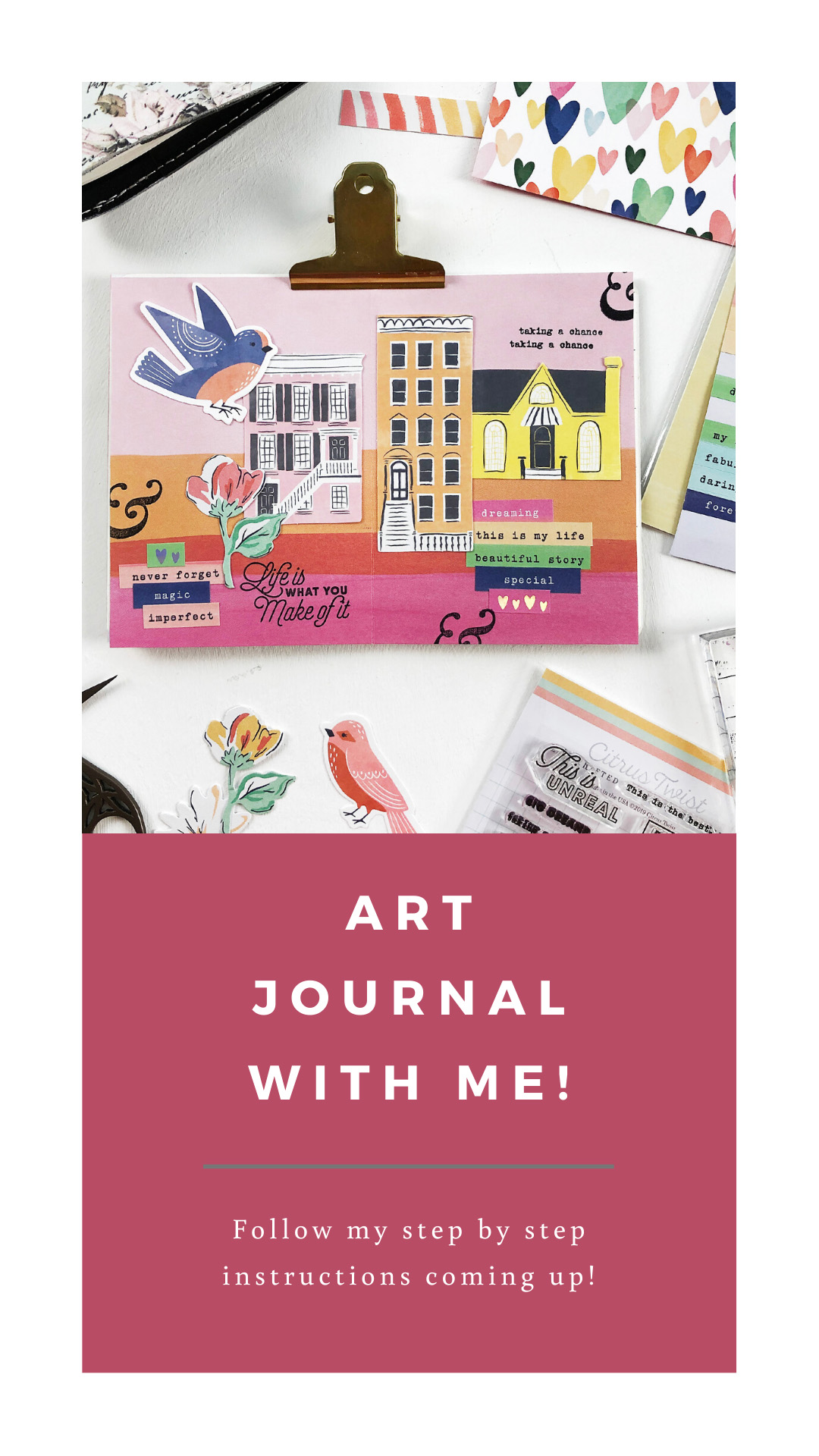 Light The Path Art Journal With Me Volume 05 | Life Is What You Make Of It