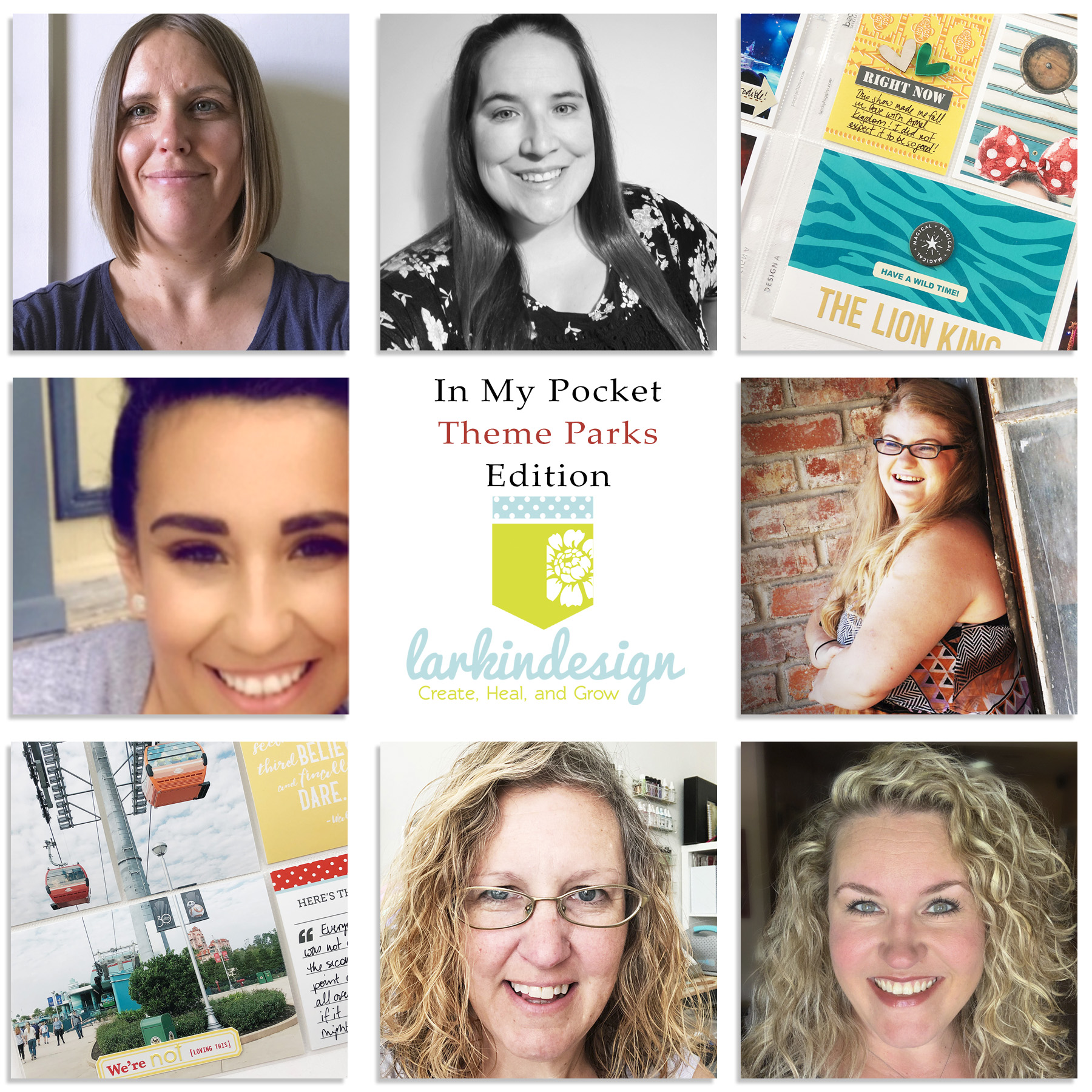 Larkindesign In My Pocket Theme Park Edition Memory Keeping Class