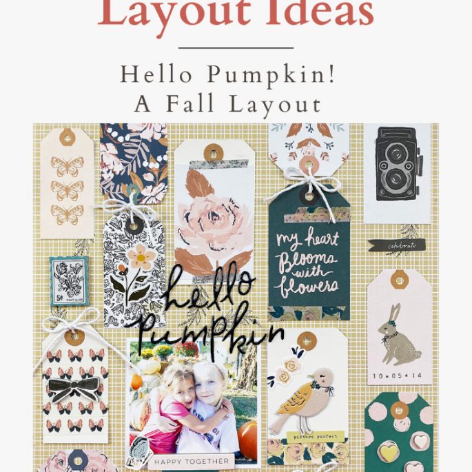Larkindesign Kids Scrapbook Albums | Emberlynn Edition | Hello Pumpkin