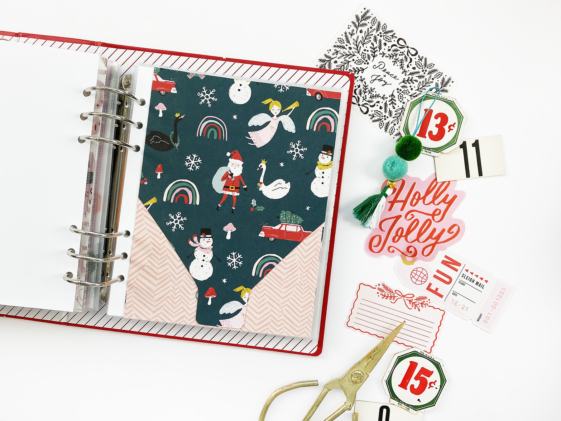 Theresa Moxley December Daily 2020 | Foundation Pages Ft Crate Paper Hey Santa