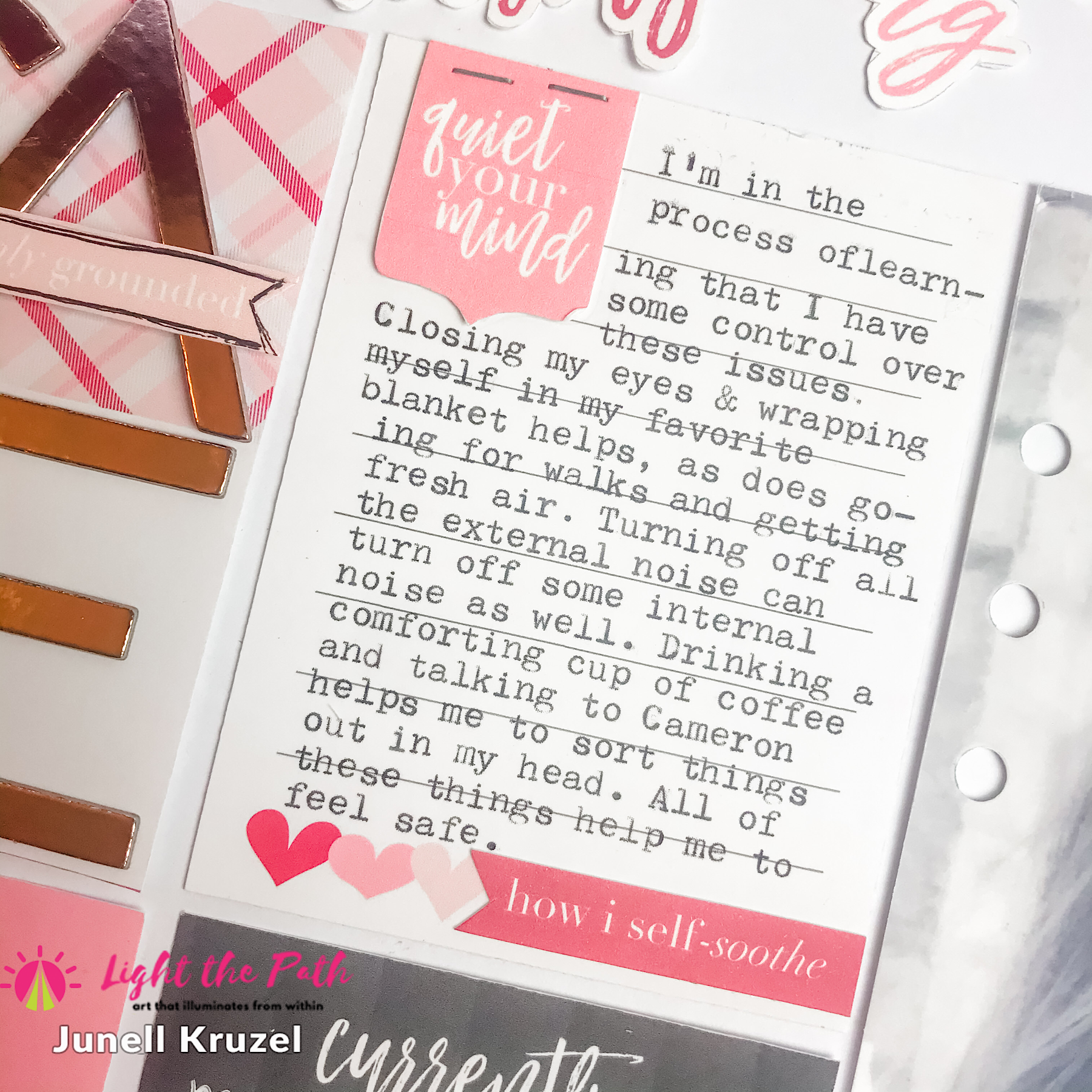 Light the Path 2021 Design Team Junell Kruzel Five Senses