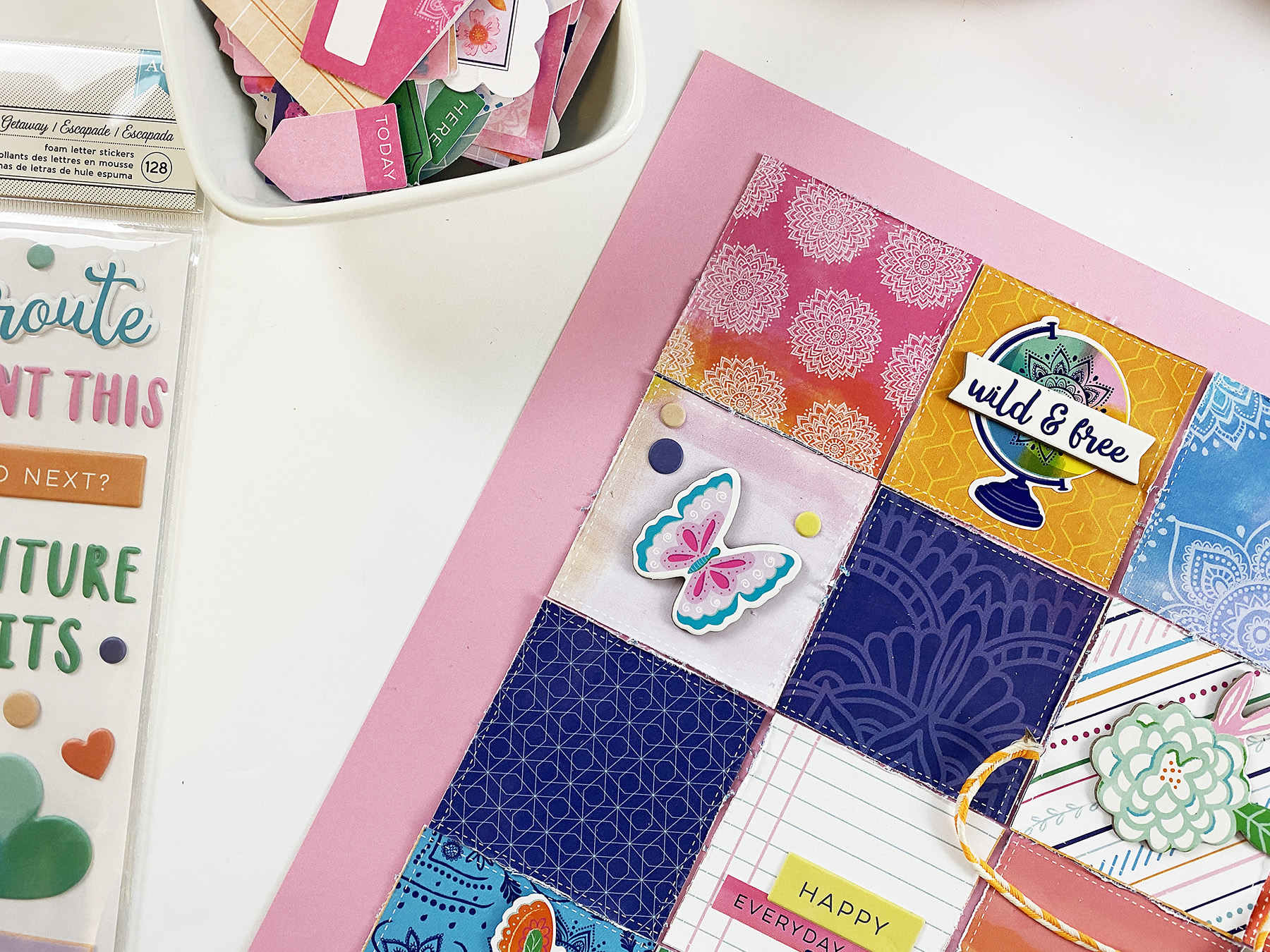 Kids Scrapbook Layout | Natalie Edition In Full Color