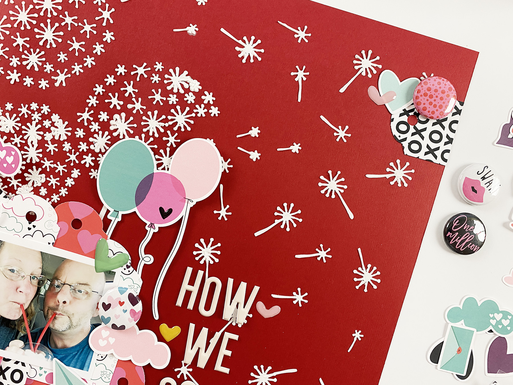 Theresa Moxley Valentines Day Inspired Layout | How We Coped