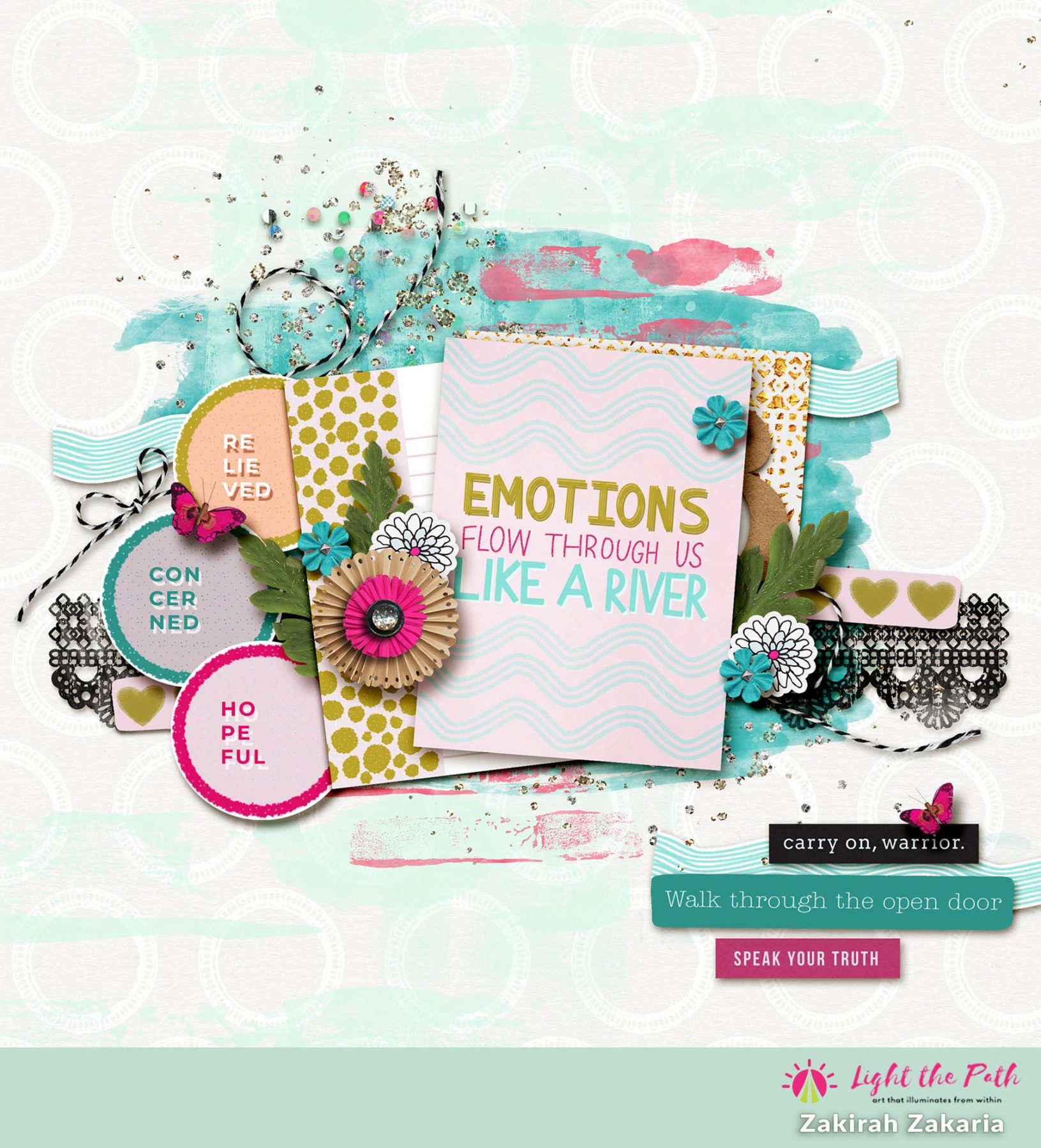 Light The Path 2021 Design Team Zakirah Zakaria | Honor Your Emotions