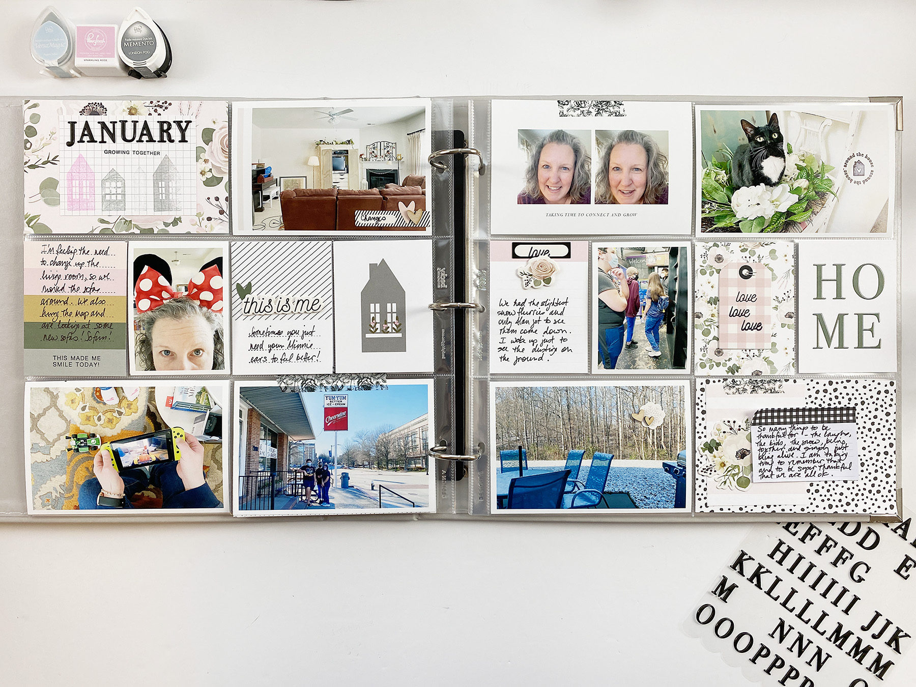 Theresa Moxley Project Life 2021 | January Bi Monthly 02 ft. Felicity Jane Krystal