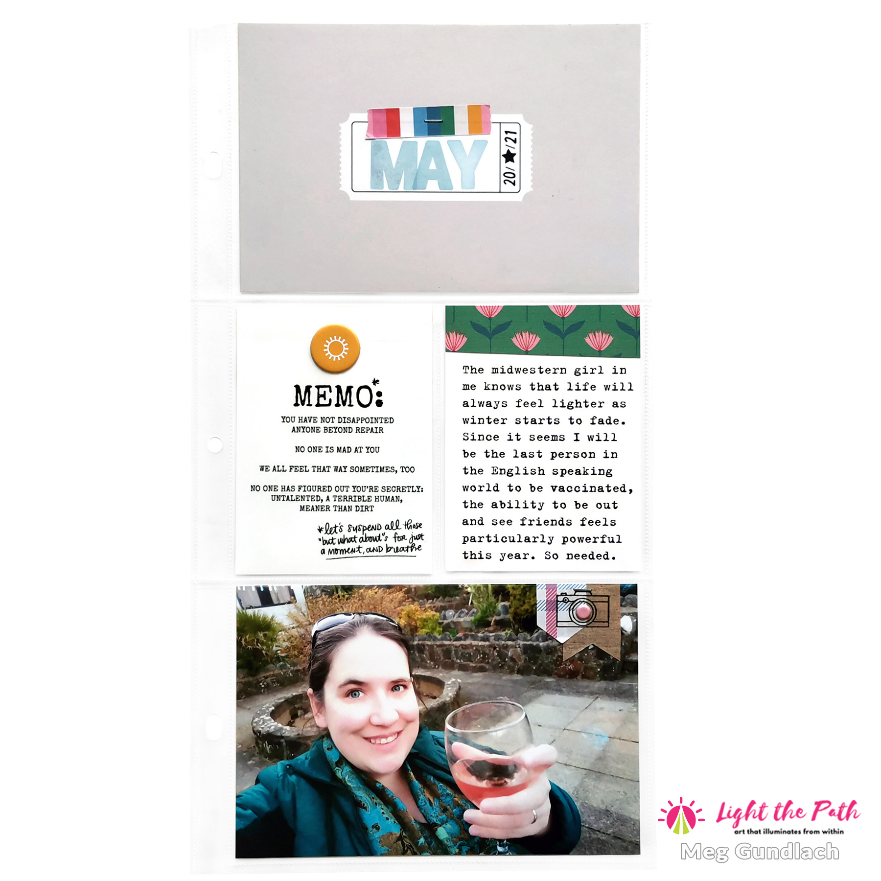 Light The Path Design Team 2021 Meg Gundlach | May Prompt Things I Need To Hear