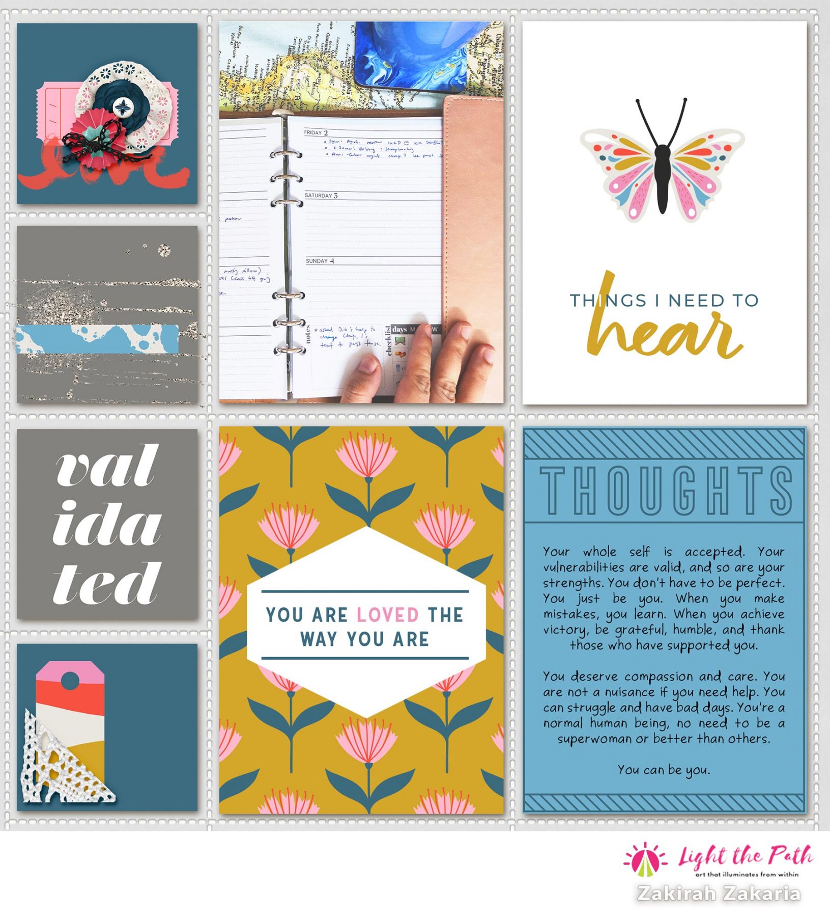 Light The Path 2021 Design Team Zakirah Zakaria | Things I Need to Hear