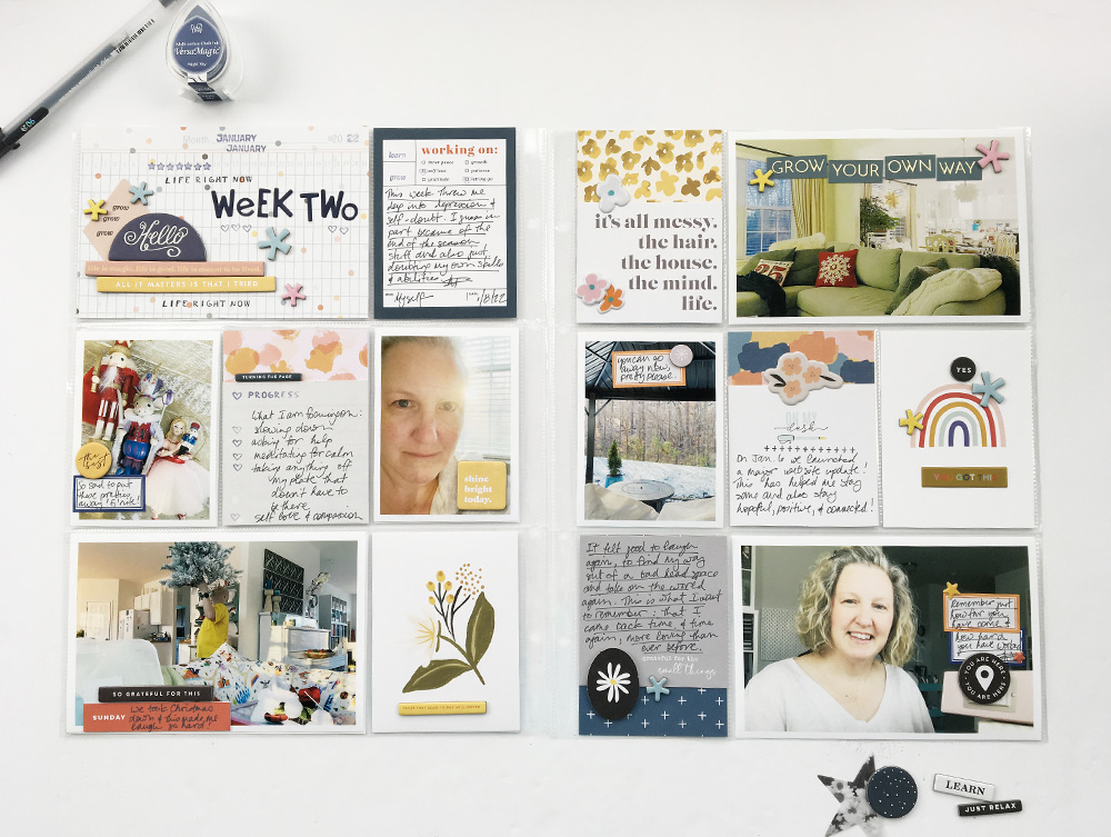 Theresa Moxley | 2022 Project Life Week 02 ft Studio Calico Documenter Kits