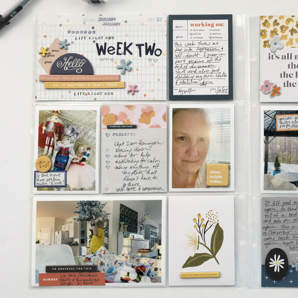 Theresa Moxley | 2022 Project Life Week 02 ft Studio Calico Documenter Kits