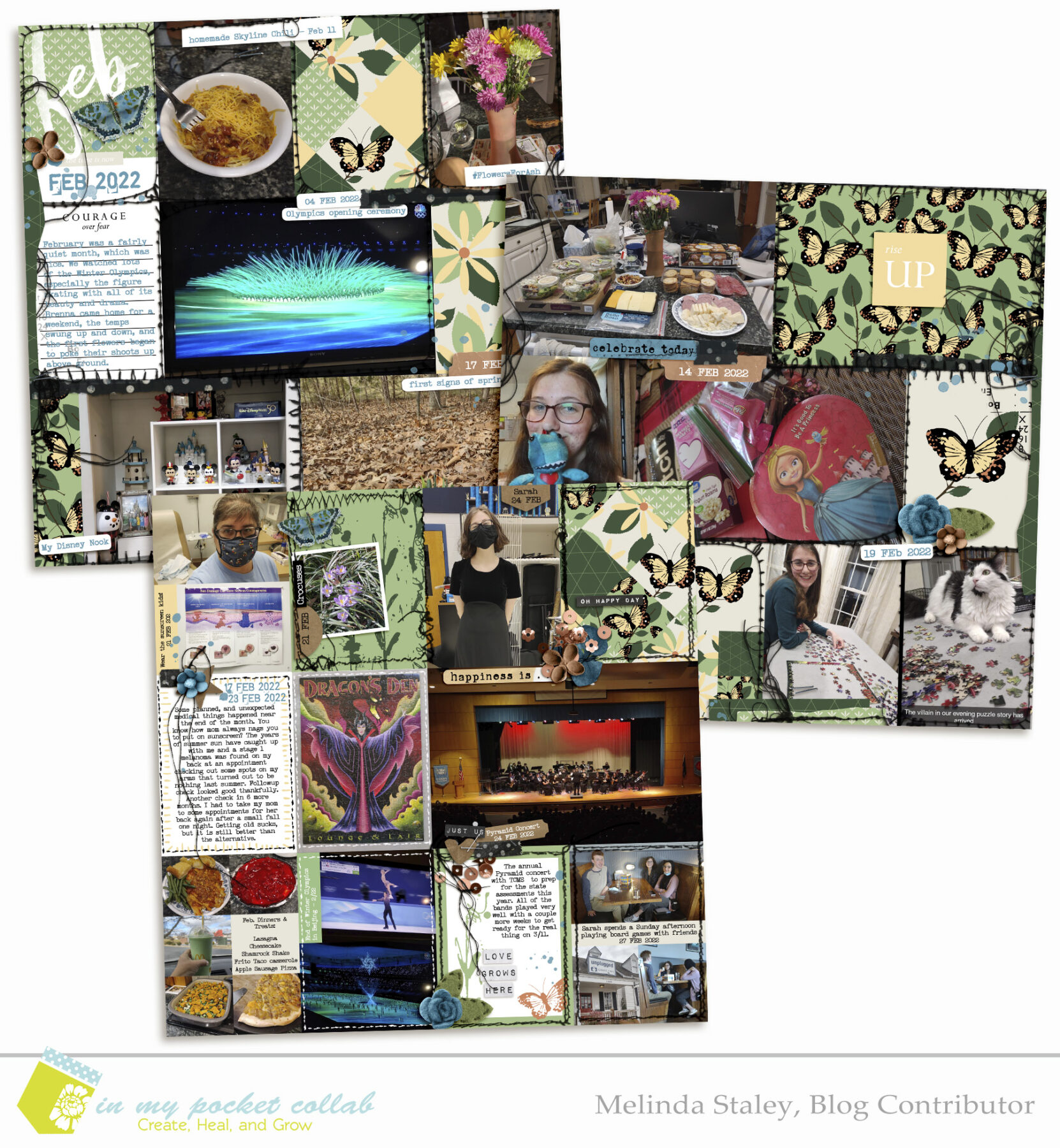 IMP Spring Blog Team Melinda Staley | February pages
