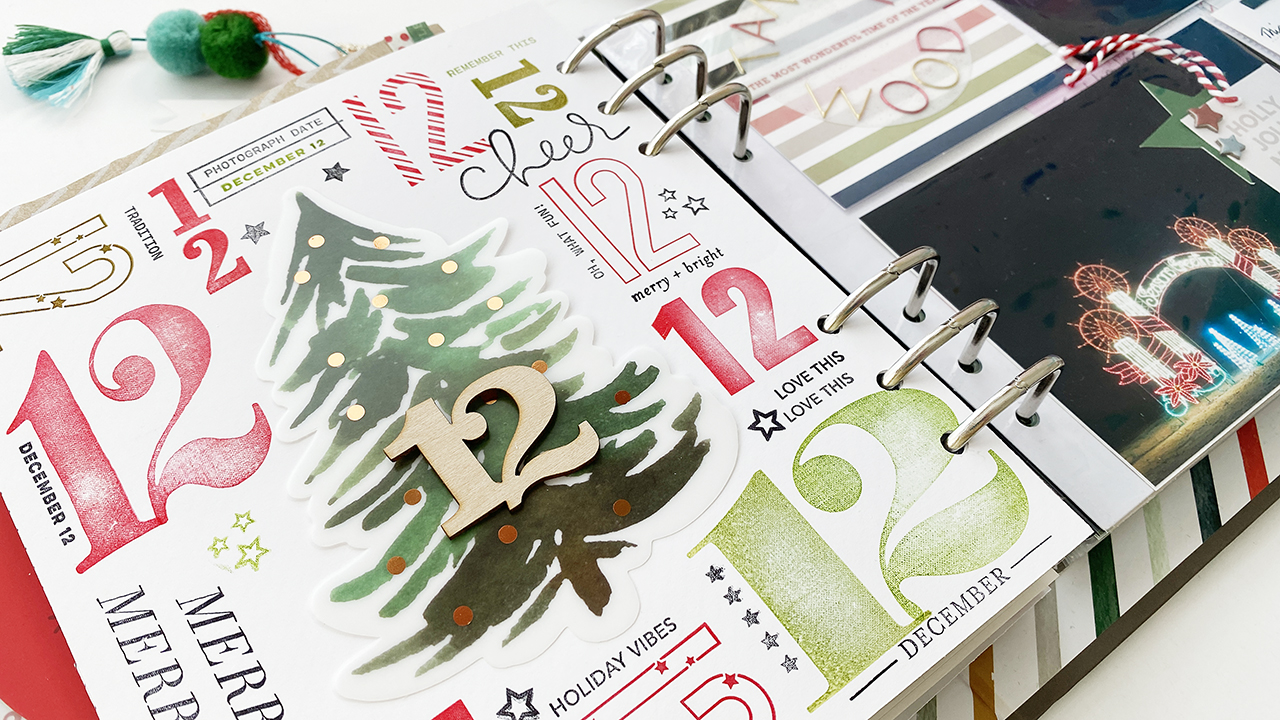 Stretch Your Stamps YouTube Hop | Theresa Moxley December Daily 2021 Day 12