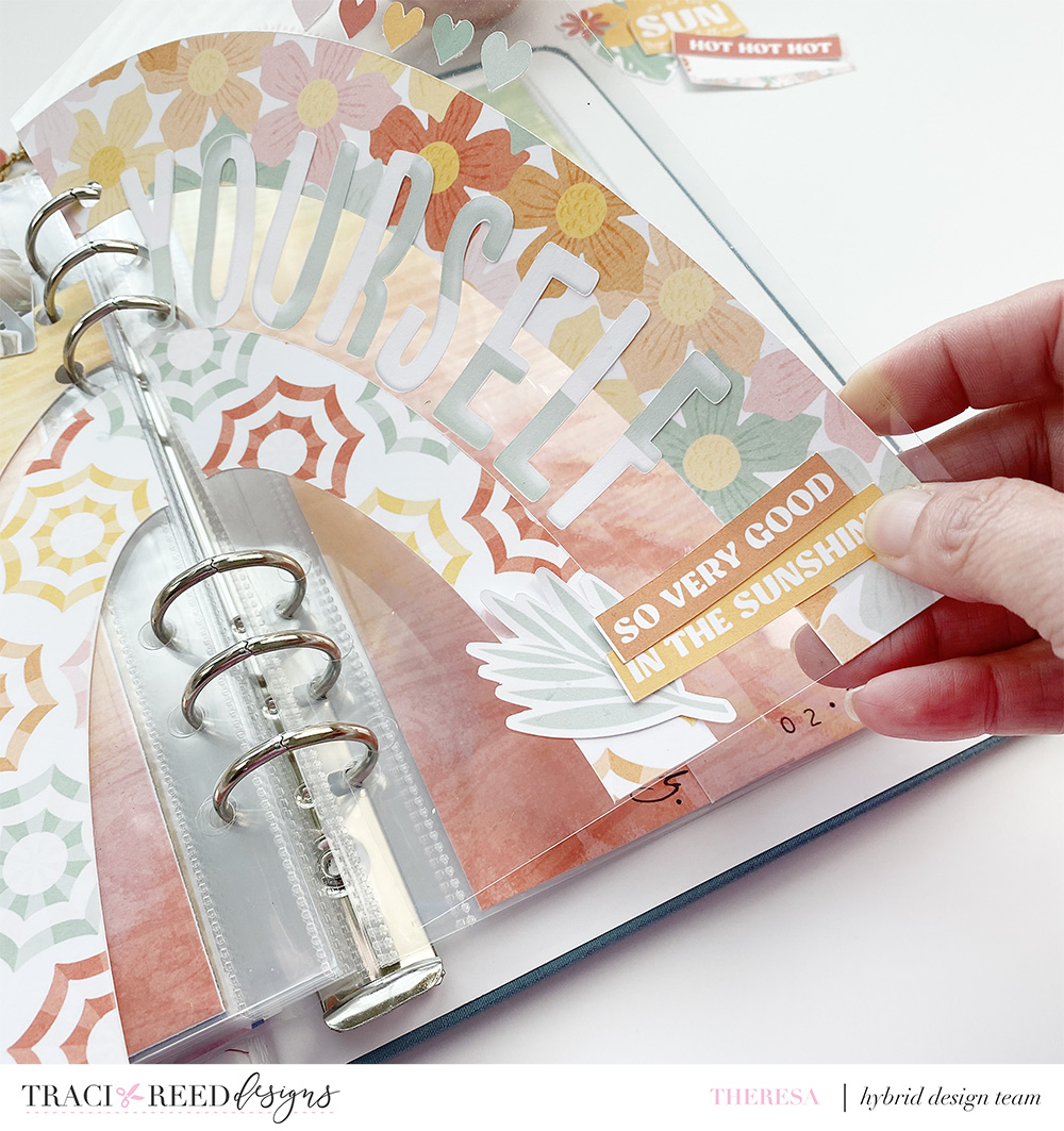 Traci Reed Designs Creative Team | Love Yourself Travelers Notebook Layout
