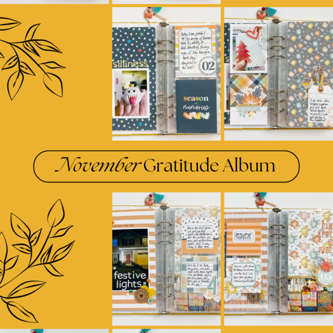 Theresa Moxley Traci Reed Creative Team | November Gratitude Project With Goldenrod Days 01 Through 07
